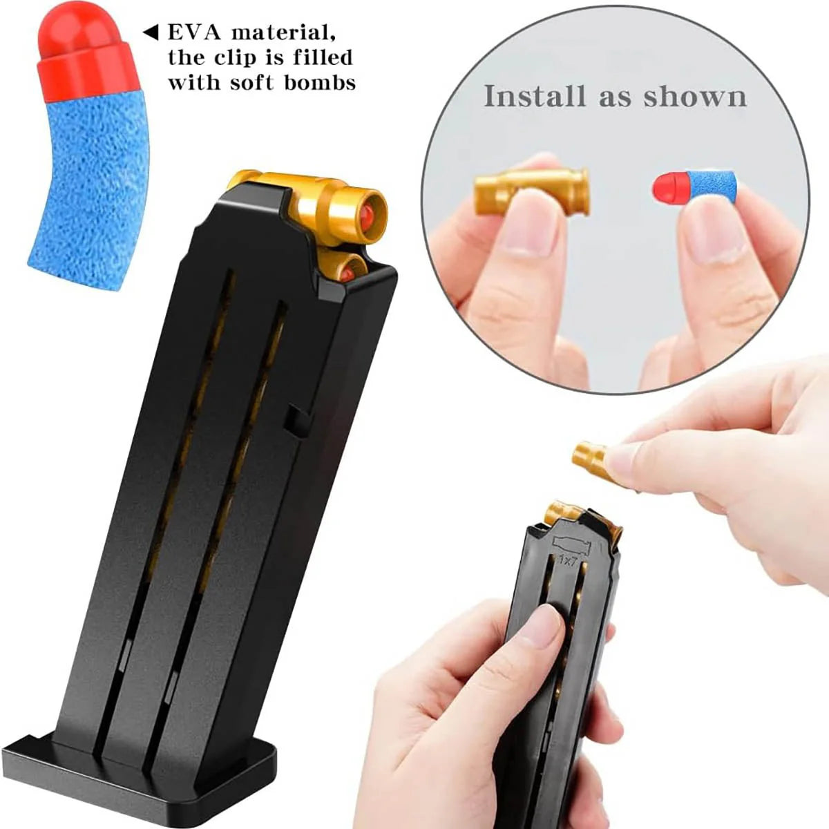 G Glock Eject Mechanism Gun with Ejecting Toy Pistol for Kids