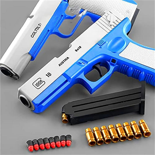 G Glock Eject Mechanism Gun with Ejecting Toy Pistol for Kids