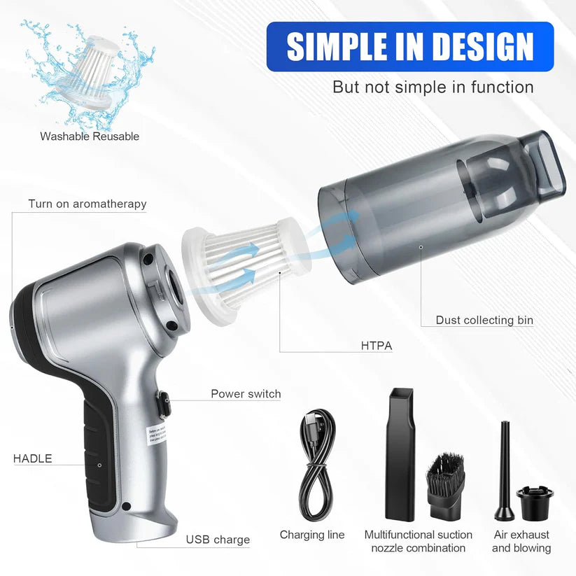 Test Power Of Our Vacuum In Your Hands Before Paying🔥Wireless Handheld Vacuum Cleaner