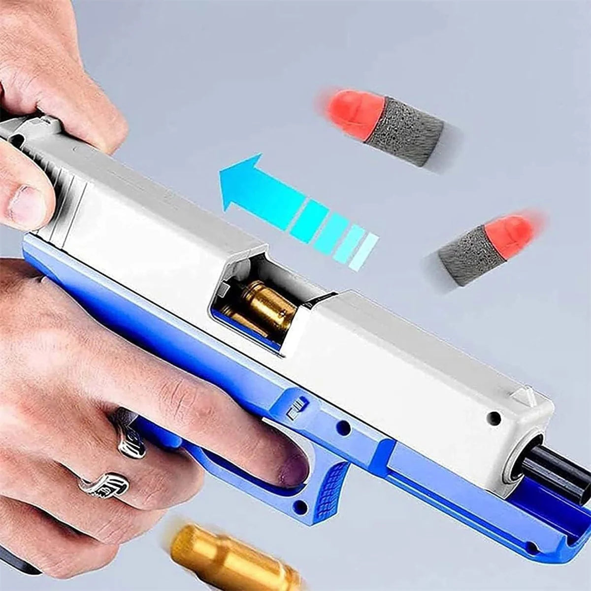 G Glock Eject Mechanism Gun with Ejecting Toy Pistol for Kids
