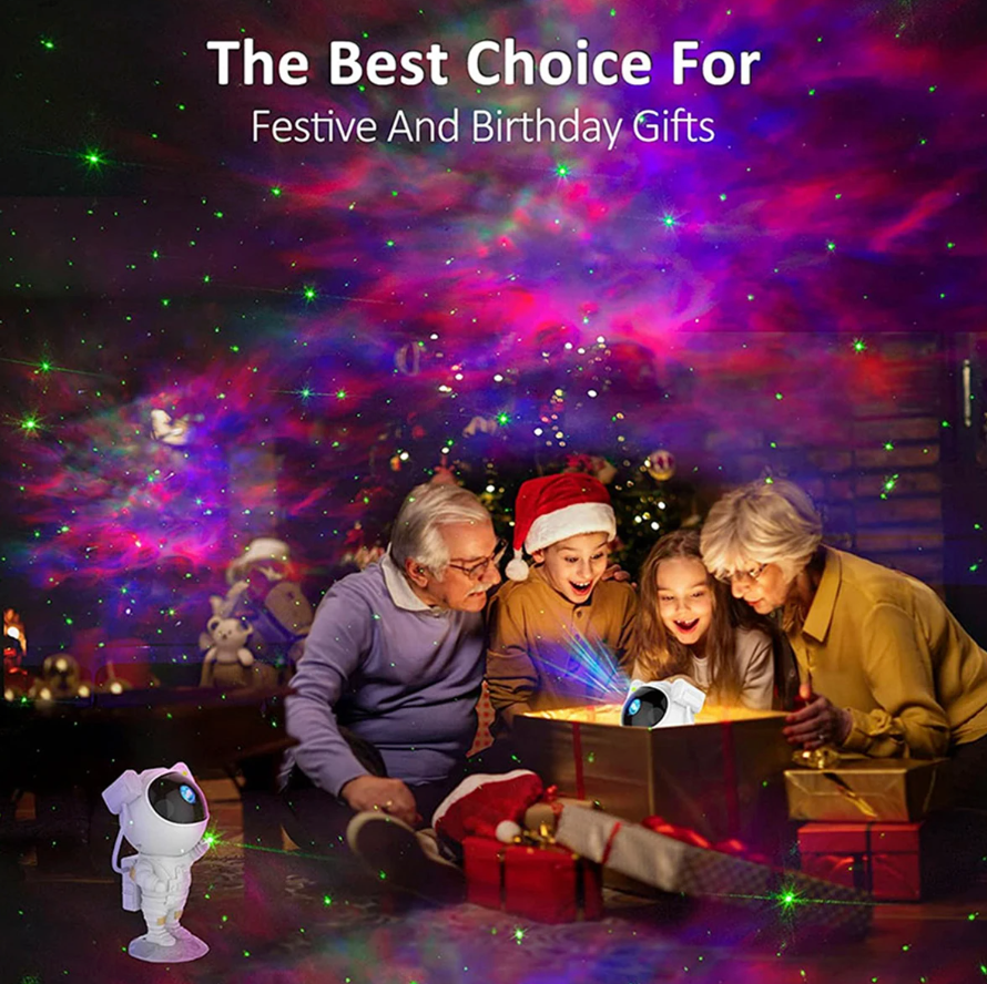 🎁  Astronaut Star Galaxy Projector Light - With Timer and Remote Control (🔥LIMITED TIME FLASH SALE🔥)