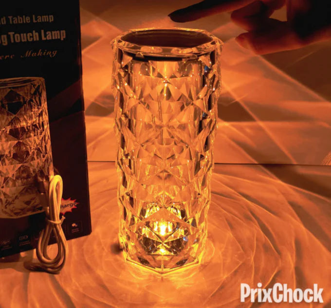 Wireless Rechargeable Crystal Magic Lamp / Key Control